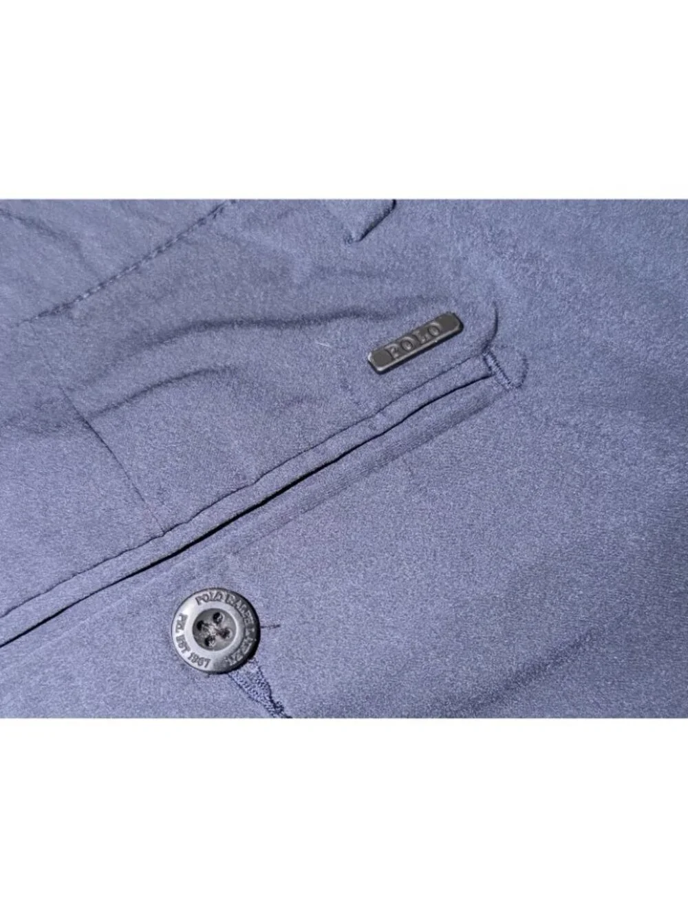 Polo Ralph Laure Mens Blue Golf Stretch Classic Fit Chino Shorts 36 Waist 8 Inse
